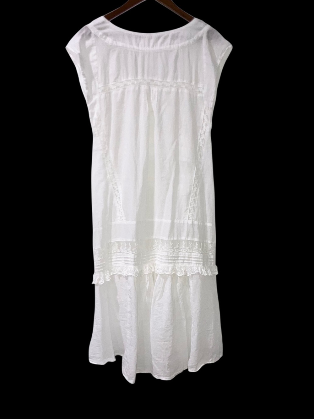Free People Tied To You Maxi Top Dress Beach Cover Up Boho Ethereal White Sz XS - Picture 8 of 12